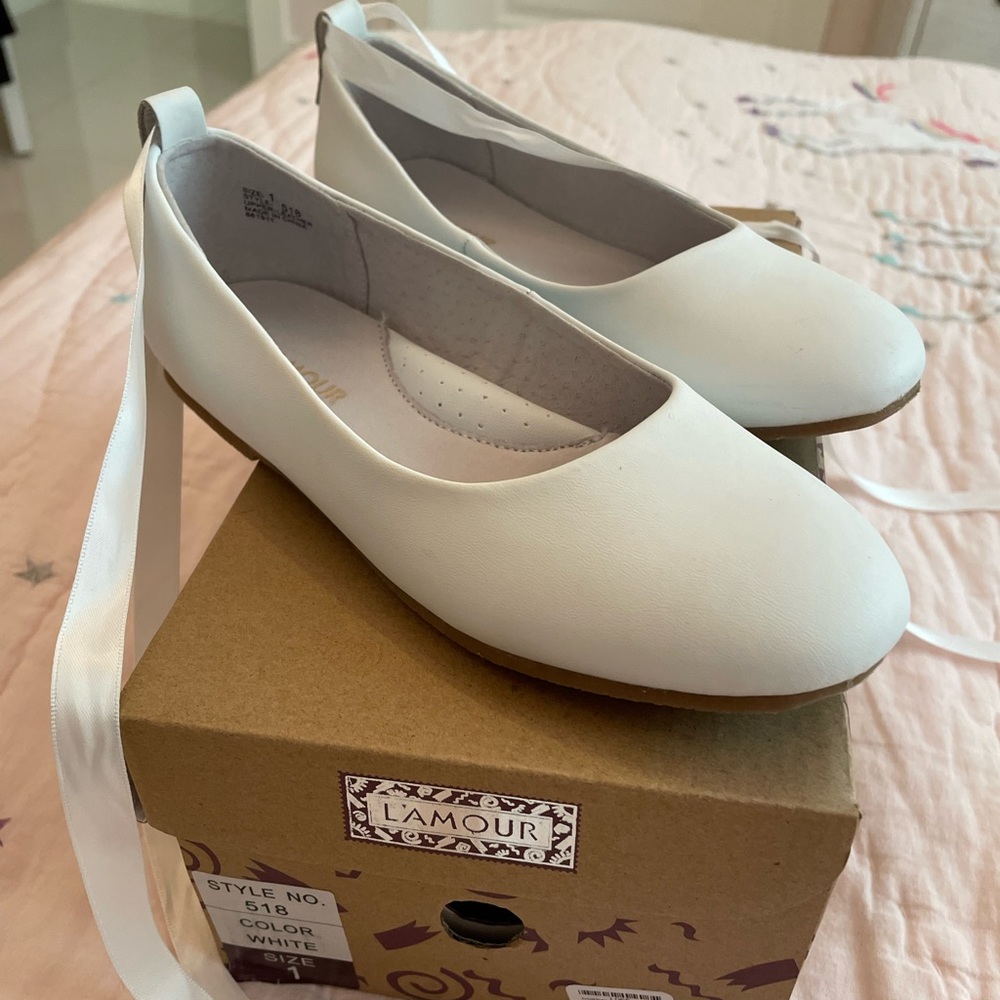 Flower girl or communion shoes